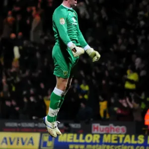 Last-Minute Drama Print: Norwich City Goal Celebration
