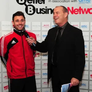 Laughing Old Boys Print: Paul Anderson and Paul Cheesley at Ashton Gate Laughing Old Boys Print: Paul Anderson and Paul Cheesley at Ashton Gate