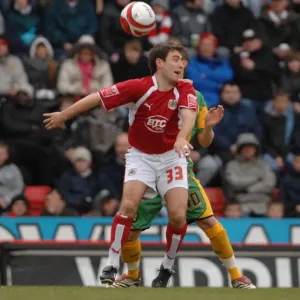 Lee Johnson in Action: Bristol City vs. Norwich City Lee Johnson in Action: Bristol City vs. Norwich City