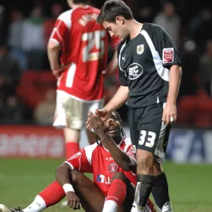 Lee Johnson in Action: Charlton Athletic vs. Bristol City Lee Johnson in Action: Charlton Athletic vs. Bristol City
