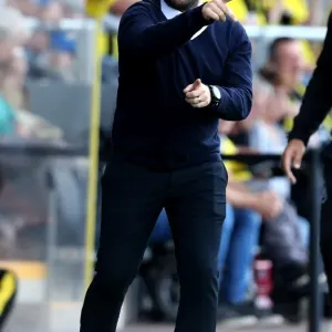 Lee Johnson Guides Bristol City at Pirelli Stadium Lee Johnson Guides Bristol City at Pirelli Stadium