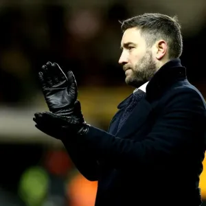 Lee Johnson Leads Bristol City at Molineux Against Wolverhampton Wanderers (December 2016) Lee Johnson Leads Bristol City at Molineux Against Wolverhampton Wanderers (December 2016)