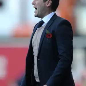 Lee Johnson's Return: Oldham Manager Faces Former Team at Ashton Gate, Sky Bet League One, November 2014