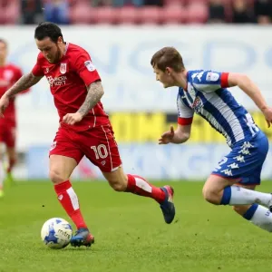 Lee Tomlin in Action: Wigan Athletic vs. Bristol City, Sky Bet Championship (March 11, 2017)