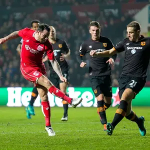 Lee Tomlin Scores Late Winner Print Lee Tomlin Scores Late Winner Print