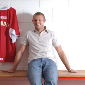 Lee Trundle: A Focused Moment of Determination on the Football Field Lee Trundle: A Focused Moment of Determination on the Football Field
