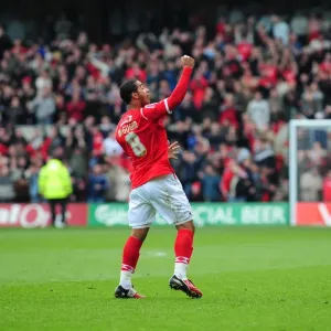 Lewis McGugan celebrates forests winner