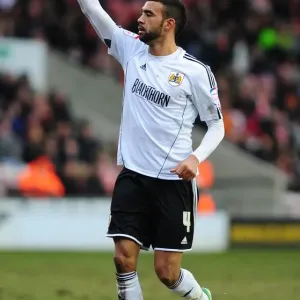 Liam Fontaine Calls for the Ball: Blackpool vs. Bristol City, Npower Championship (2013)