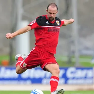Louis Carey in Action Print, McDiarmid Park 2012