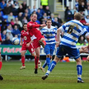 Louis Carey's Shot at Madejski Stadium: Reading vs. Bristol City, Championship Match, 13/03/2010 Louis Carey's Shot at Madejski Stadium: Reading vs. Bristol City, Championship Match, 13/03/2010