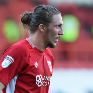 Luke Ayling in Action Print, Bristol City vs Wigan Athletic Sky Bet Championship Luke Ayling in Action Print, Bristol City vs Wigan Athletic Sky Bet Championship