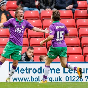 Season 14-15 Poster Print Collection: Barnsley v Bristol City