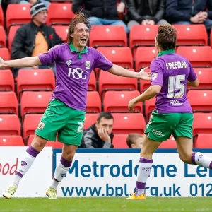 Luke Ayling Scores Early Goal Print