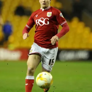 Luke Freeman of Bristol City in Action against Wolves at Molineux Stadium, 2016