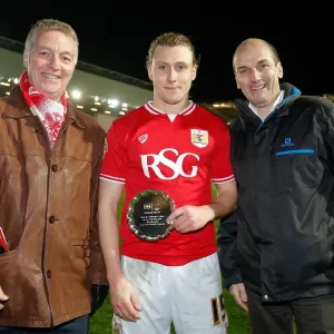 Luke Freeman Receives Man of the Match Award vs. Brighton & Hove Albion, 2016 Luke Freeman Receives Man of the Match Award vs. Brighton & Hove Albion, 2016