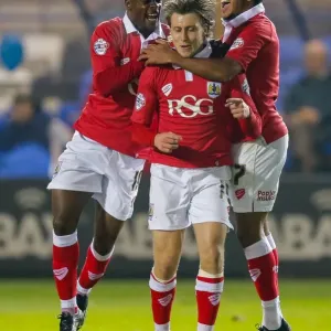 Luke Freeman Print - Bristol City Goal Celebration