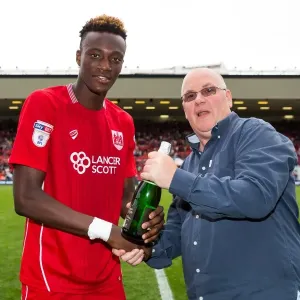 Print of Tammy Abraham Man of the Match presentation