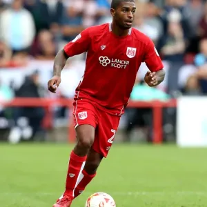 Mark Little in Action: Bristol City vs Derby County at Ashton Gate Stadium, 2016