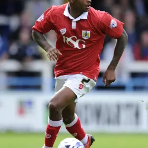Mark Little in Action: Bristol City vs Rochdale, Sky Bet League One, 2014 - Football at Spotland Stadium Mark Little in Action: Bristol City vs Rochdale, Sky Bet League One, 2014 - Football at Spotland Stadium