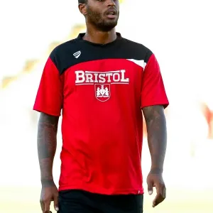 Print of Mark Little observing a pre-season friendly at Huish Park Stadium Print of Mark Little observing a pre-season friendly at Huish Park Stadium