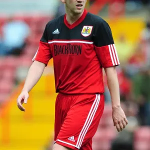 Mark Wilson in Action - Bristol City vs. Bristol Rovers Print