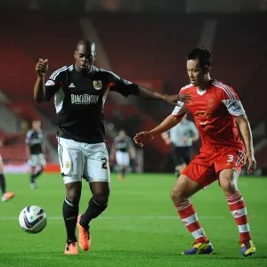 Marlon Harewood vs Maya Yoshida: A Battle at St. Mary's Stadium, Southampton vs Bristol City, 2013