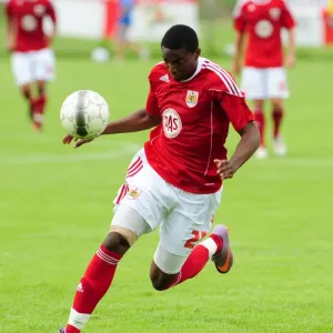 Marlon Jackson in Action: Vallens IF vs. Bristol City Marlon Jackson in Action: Vallens IF vs. Bristol City