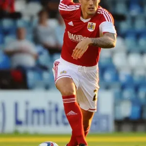 Marlon Pack in Action Print - Bristol City vs. Gillingham, 2013
