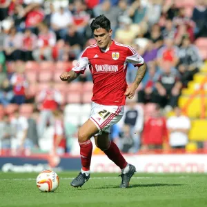 Marlon Pack in Action: Bristol City vs Peterborough United, Sky Bet League One Rivalry at Ashton Gate, September 14, 2013
