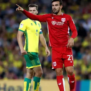 Marlon Pack in Action: Norwich City vs. Bristol City, Sky Bet Championship 2016 Marlon Pack in Action: Norwich City vs. Bristol City, Sky Bet Championship 2016
