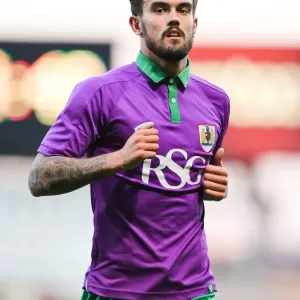 Marlon Pack of Bristol City in Action against Bradford City, April 14, 2015 (Promotion Battle)
