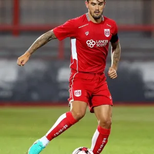 Marlon Pack of Bristol City in Action Against Cheltenham Town, 2016