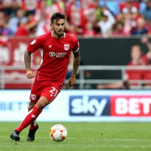 Marlon Pack of Bristol City in Action Against Derby County, Sky Bet Championship, Ashton Gate Stadium, Bristol, England, 2016