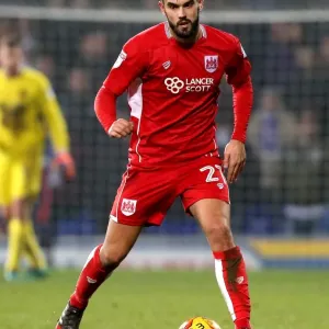 Marlon Pack of Bristol City in Action Against Ipswich Town, Sky Bet Championship (December 2016)