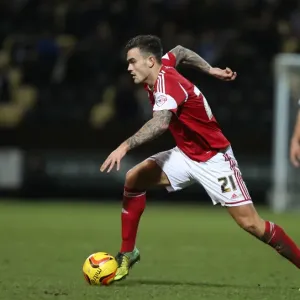 Marlon Pack of Bristol City in Action against Notts County, Sky Bet League One, December 2013 Marlon Pack of Bristol City in Action against Notts County, Sky Bet League One, December 2013