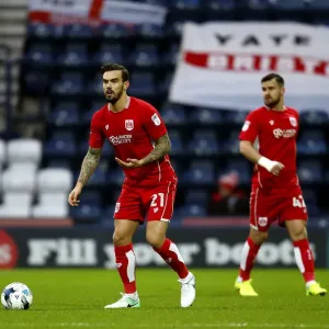 Marlon Pack of Bristol City in Action Against Preston North End, Sky Bet Championship, 2017 Marlon Pack of Bristol City in Action Against Preston North End, Sky Bet Championship, 2017