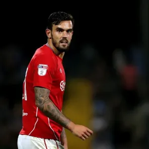 Marlon Pack in action, Bristol City vs Scunthorpe United Print