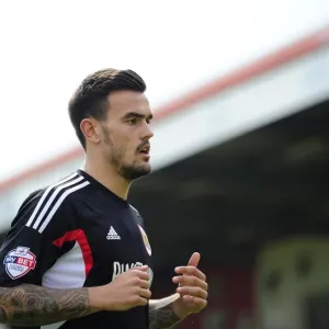 Marlon Pack of Bristol City in Action against Stevenage, 2014 Marlon Pack of Bristol City in Action against Stevenage, 2014