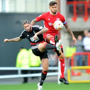 Ashton Gate Stadium Print - Marlon Pack vs. Henri Lansbury Clash