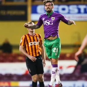 Marlon Pack Wins a Header: Bradford City vs. Bristol City, Sky Bet League One (Promotion), April 14, 2015