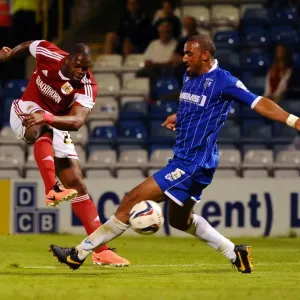 Marlon Harewood's Shot Blocked by Leon Legge Print