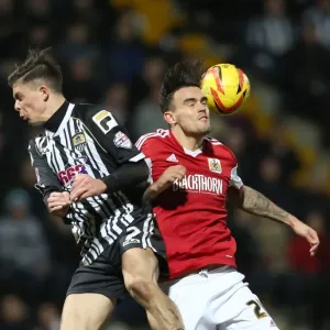 Maron Pack vs Jack Grealish: Aerial Battle in Notts County vs Bristol City Football Match, December 2013 Maron Pack vs Jack Grealish: Aerial Battle in Notts County vs Bristol City Football Match, December 2013