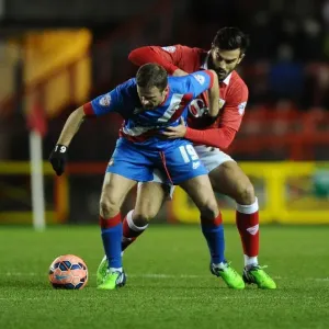 FA Cup Third Round Replay Print: Marlon Pack vs. Richard Wellens in Action FA Cup Third Round Replay Print: Marlon Pack vs. Richard Wellens in Action
