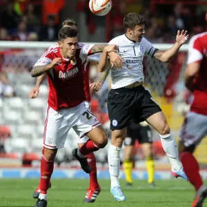 Maron Pack vs. Tommy Rowe: Aerial Clash in Bristol City vs. Peterborough United