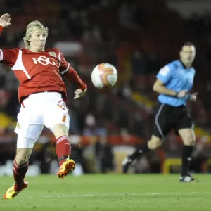 Martyn Woolford's Shot Against Middlesbrough - December 3, 2011 (Bristol City v Middlesbrough) Martyn Woolford's Shot Against Middlesbrough - December 3, 2011 (Bristol City v Middlesbrough)