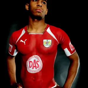 Marvin Elliott: 08-09 Portrait, Bristol City Football Club Marvin Elliott: 08-09 Portrait, Bristol City Football Club