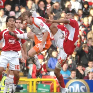 Marvin Elliott: In Action Against Blackpool (Bristol City vs Blackpool)