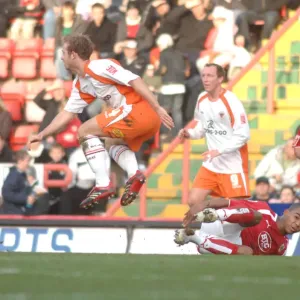 Marvin Elliott: In Action Against Blackpool (Bristol City vs Blackpool)
