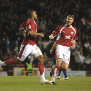 Marvin Elliott in Action for Bristol City Against Ipswich Town