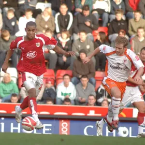 Marvin Elliott in Action: Bristol City vs Blackpool